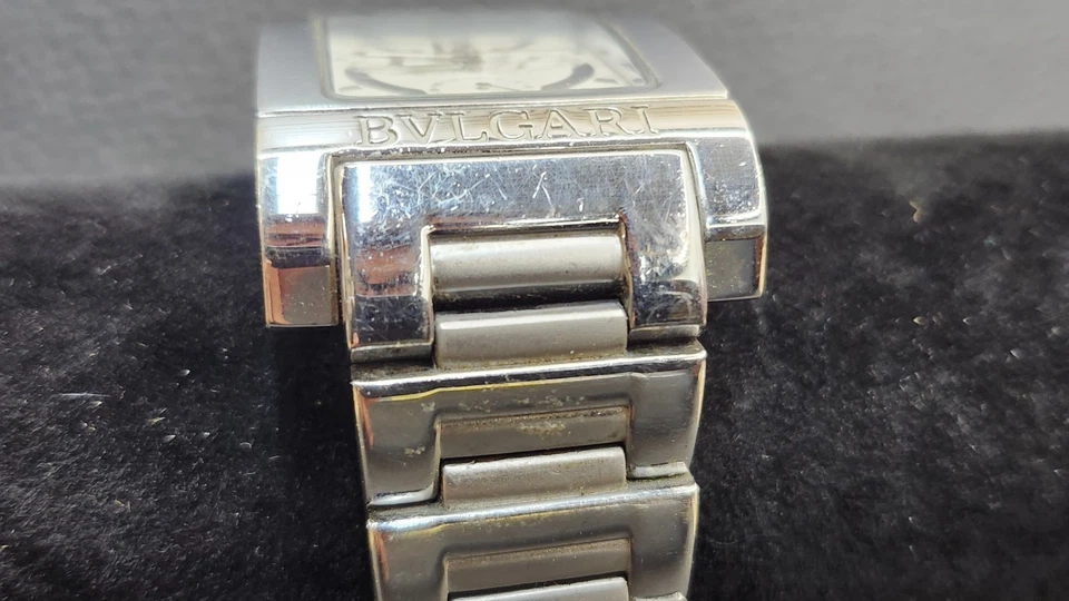 Reloj Bulgari Rettangolo Acero Inoxidable RT45S Foto 2 de 4