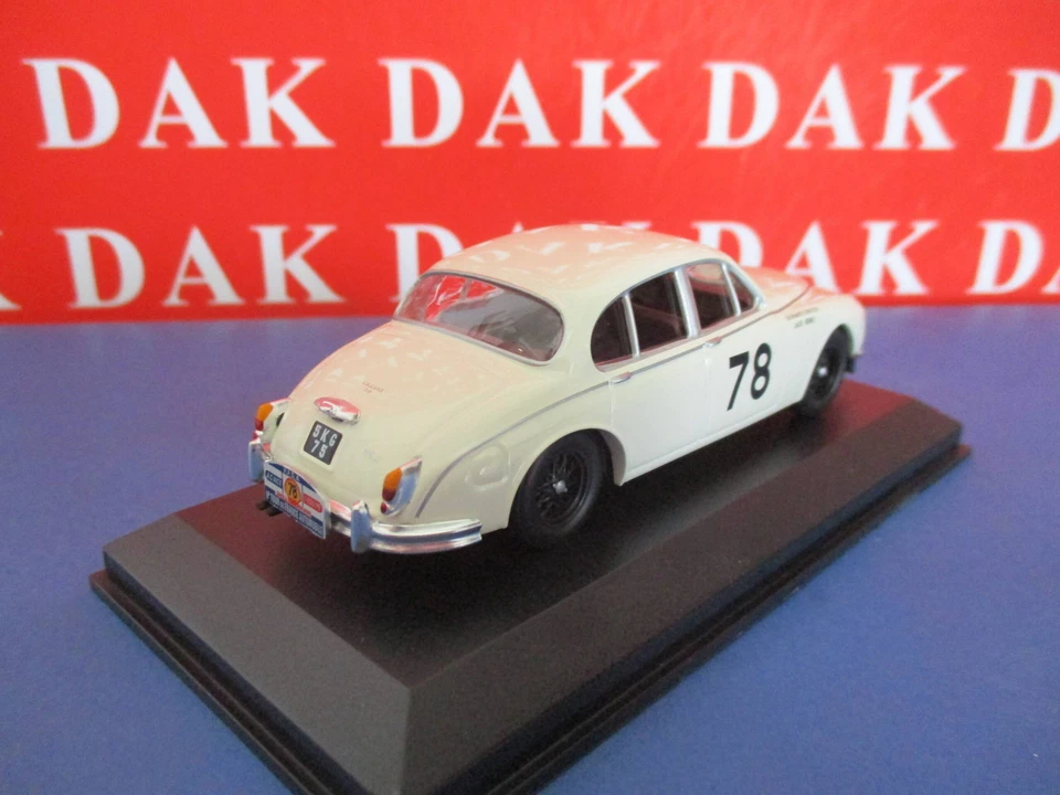 Die cast 1/43 Modellino Auto Jaguar MKII Rally Tour de France 1960 B. Consten - Immagine 3 di 3