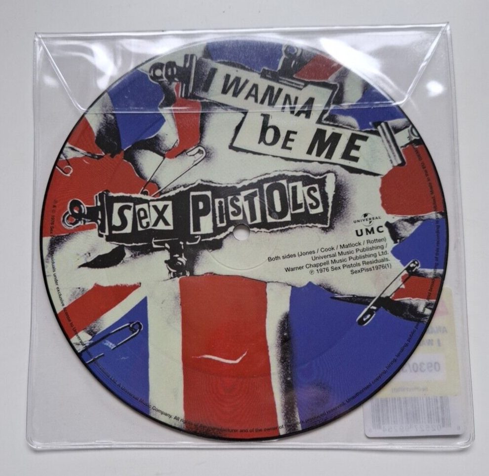 Sex Pistols Anarchy in The UK Picture Disc Numbered - 1177 Record