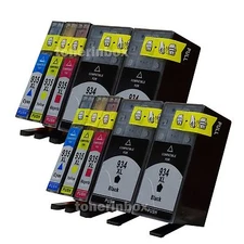 10Pk Comaptible 934XL 935XL Ink Cartridge For HP Officejet 6812 6830 6815 6835
