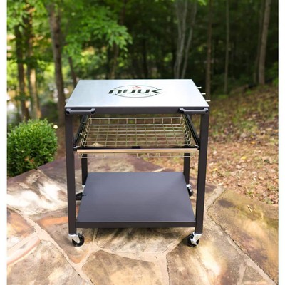 Nuuk Grill Accessories 30'' Deluxe Stainless Steel Outdoor Pizza Oven Table Stand