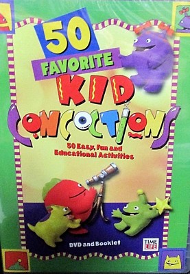  50  FAVORITE KID Activities NEW DVD, Kids Fun to Do,Science,Crafts,Art, Learn  