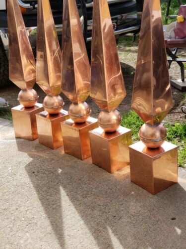 Copper finials custom made orders  - Picture 1 of 3