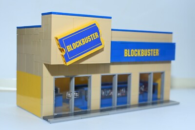 Custom Movie Rental Store Model compatible Built with Real LEGO  Bricks