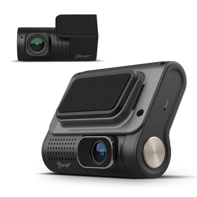 Stinger SDC-2CH2KQHD Opsis Universal 2K Quad HD Front & FHD Rear Dash Camera