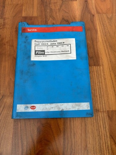 VW Reparatur Leitfaden Golf 1984 Jetta 1984 4 ZYL. DIESELMOTOR MECHANIK 09/1991