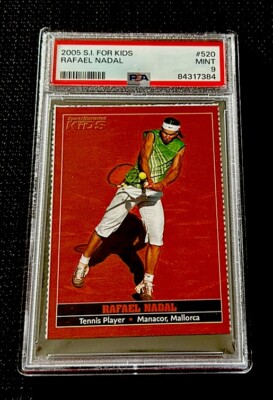 RAFAEL NADAL, RARE TENNIS ROOKIE CARD (FANCH29