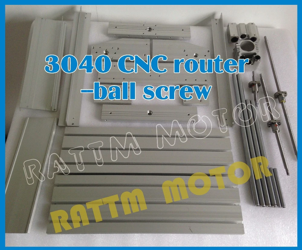 Cnc Router Ebay 3040 CNC Desktop router milling mechanical Frame kit with 300W DC ...