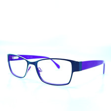 Unbranded Eyeglasses CC: LO8 Black Purple Rectangular Frames 51[]15 135 mm