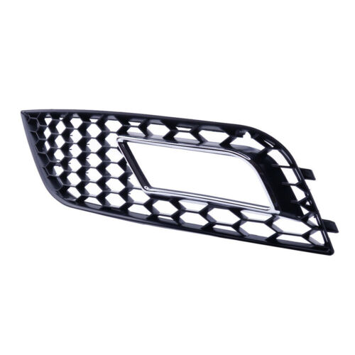 Paar Kühlergrill Blende Nebelscheinwerfer für Audi A4 B8.5 2013-2016 Schwarz - Picture 7 of 10