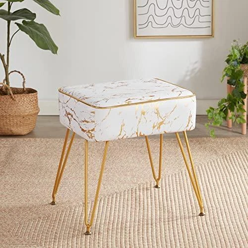 Velvet stool vanity clearance