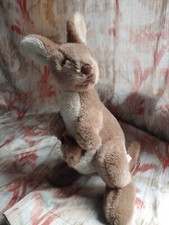 Windmill Toys Plush Kangaroo Joey Pouch 15" Australia Soft  Cute