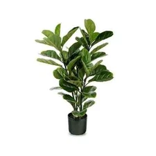 NATURAE DECOR Artificial 35 in. Fiddle Leaf Indoor and Outdoor Plants