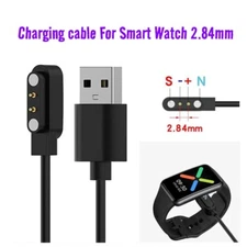 2-Pin Universal USB Data Cable Magnetic Charging For Smart Watch 2.84mm