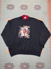 Vintage cardinal crewneck sweatshirt cute bird animal tree granny USA made XXL