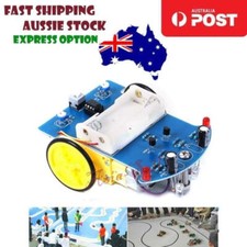 Line Following Smart Car Kit Motor Electronic DIY Kit Set Toy for Learning