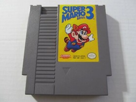 SUPER MARIO BROS. 3 WITH MANUAL (NINTENDO NES,1990) - TESTED - 