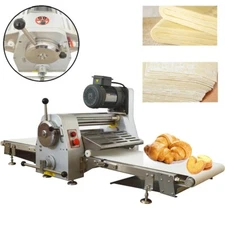0.04-1.26"Commercial Pastry Machine Bakery Pizza Croissant Dough Sheeter Pastry