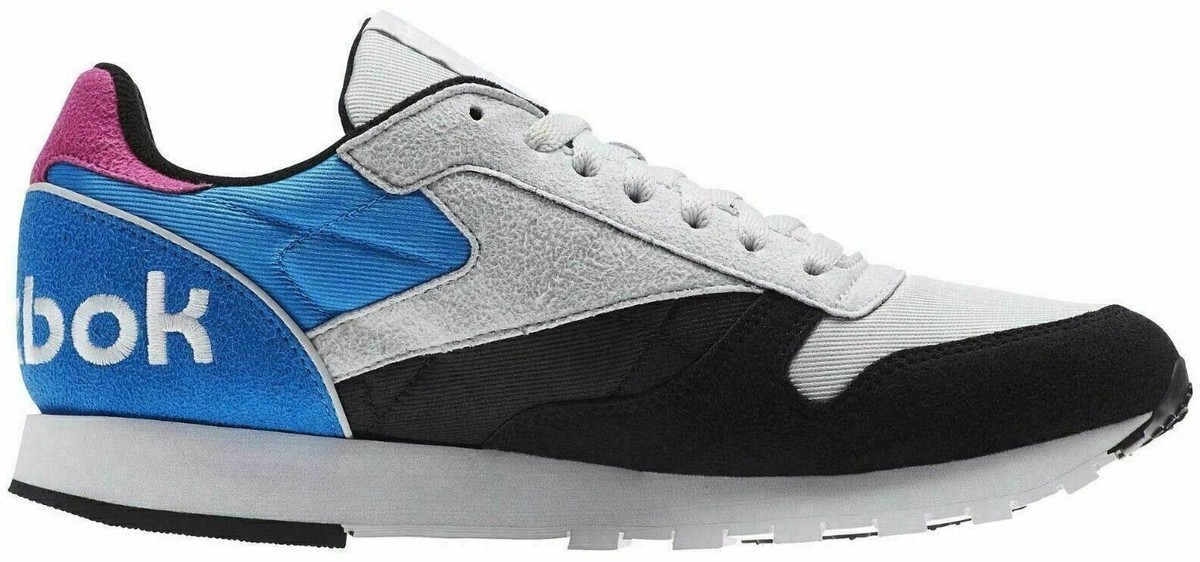 Reebok Classic Leather WB Black Grey Blue for Sale | Authenticity