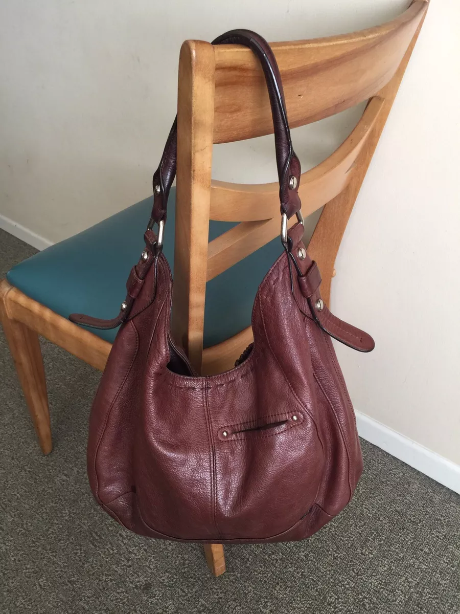 Medium Tan Leather Hobo Bag - Slouchy Shoulder Purse