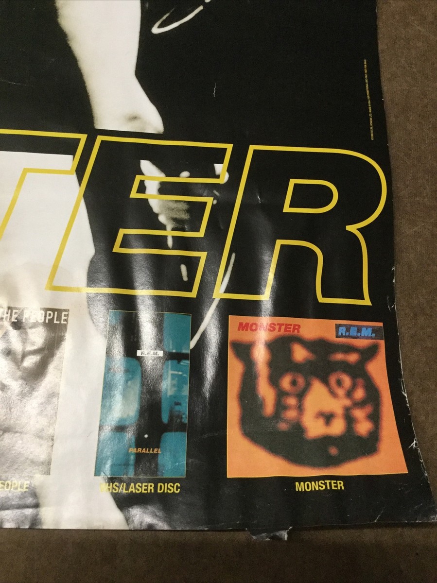 Vintage 1995 R.E.M. Monster Promo Poster 36