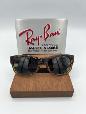 VINTAGE B&L RAY BAN W1414 MULTI-COLOR TORT G15 UV BOHEMIAN SUNGLASSES