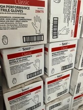 SYSCO High Performance Nitrile Gloves BLUE Food Grade - Large - 10/100 Ct Case