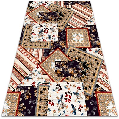 Groß Outdoor Bodenmatte Splat Mat Teppich Chaotisch Flickwerk Dekor 150x225