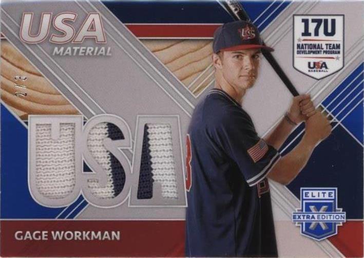 2020 Panini Elite Extra Edition - Gage Workman #USAM-GW - 1 of 1