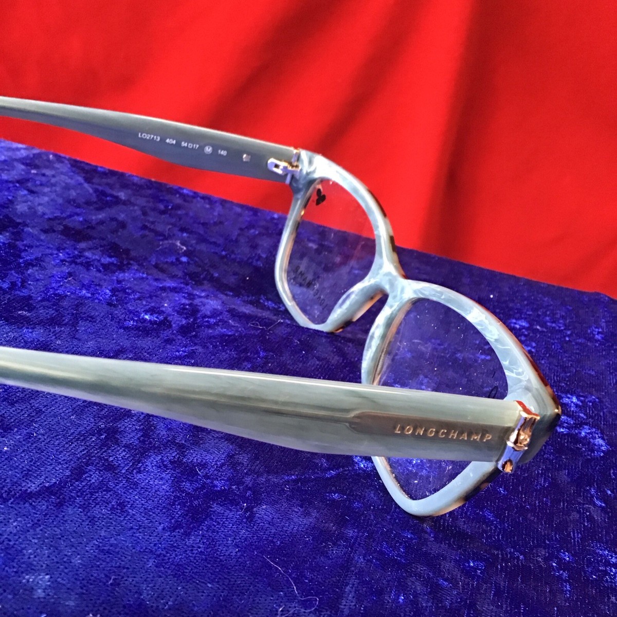 NEW LONGCHAMP women\'s lo2713 eyeglasses in red havana Longchamp LO2713 Acetate Glasses | Fashion Eyewear main image 2