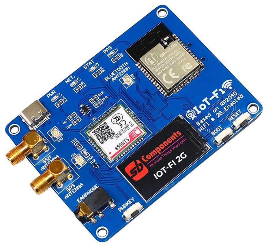 Iotfi 2G All-in-One RP2040 Iot Scheda Con Wi-Fi & 2G Gsm - SKU24919