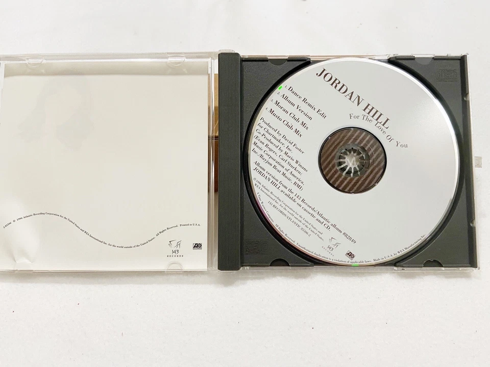 JORDAN HILL - For The Love Of You - CD - Single - VG — 第 3/3 张图片