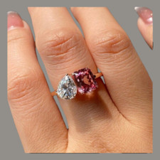 3 CT ring is 100 Genuine Solid 925 Sterling Silver Available In All US Size