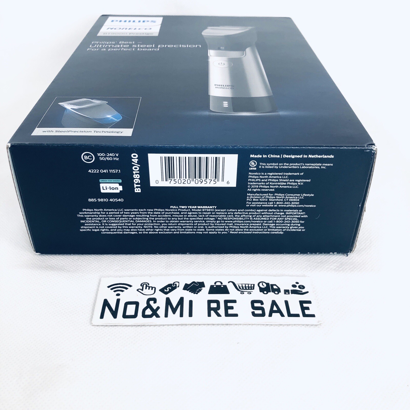 Philips Norelco Series 9000 Beard and Hair Trimmer BT9810/40
