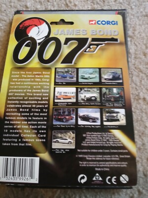Miniature Corgi 1/64 N°99261 – Aston Martin DB5 – James Bond 007 Goldeneye – Occasion