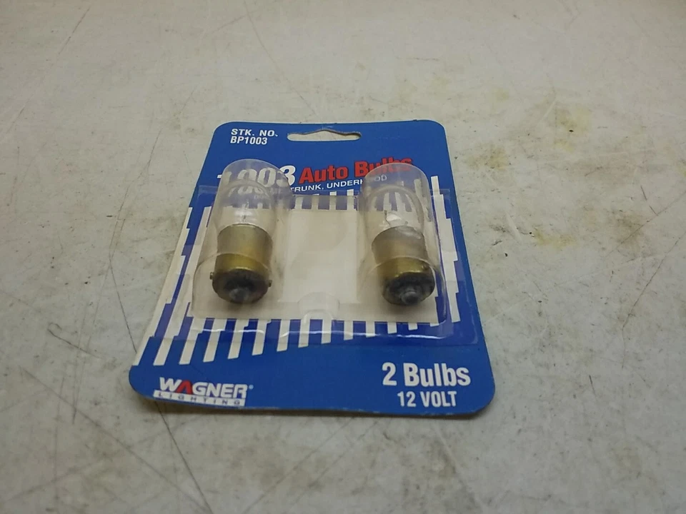Lámparas automotrices miniatura BP1003 Wagner 12 voltios transparentes 1003 Foto 2 de 4