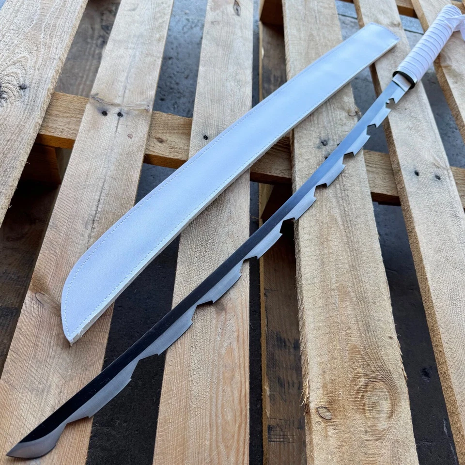 37英寸金属武士复制品恶魔杀手剑Hashibira Inosuke带鞘 — 第 3/4 张图片