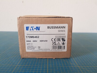 Eaton 170m6462 Fuse 800a 690v 3bkn/50 3Stk _2.5_5
