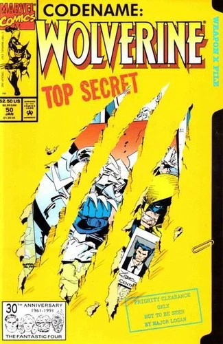 WOLVERINE (2nd series) #50 (1991) NM | KEY! 1st App. SHIVA, Weapon X Hunter