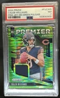 2024 Prizm Caleb Williams Premier Jerseys RC Neon Green Pulsar #PJ-CWS PSA 7
