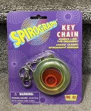 Spirograph Toy Keychain Vintage 1998 Hasbro NEW NOS Sealed