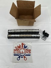 (Lot of 40) Buchanan Medium-Duty Terminal Blocks, Flat Base, 525 Snap-Fit