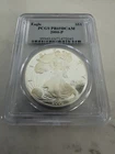 2000 P Proof American Silver Eagle PCGS PR69 DCAM Slabbed 99% Silver Toning