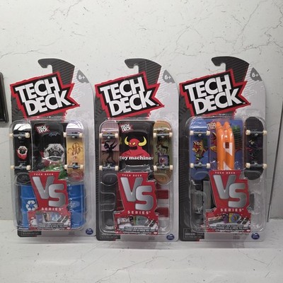 3 x Tech Deck VS Series Toy Machine April Thank You Finger Board Skateboards Neu