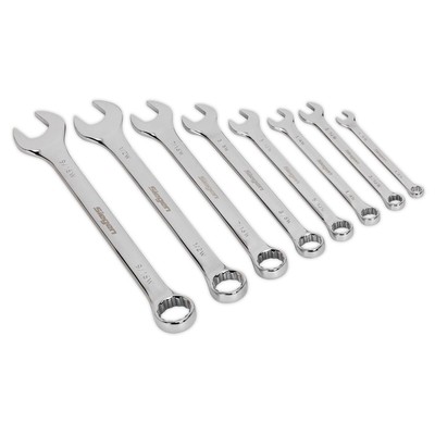 Sealey Kombinations-Ringschlüssel-Set 8-teilig Whitworth S0870