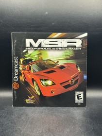 Metropolis Street Racer (Sega Dreamcast, 2001) CIB Tested & Working