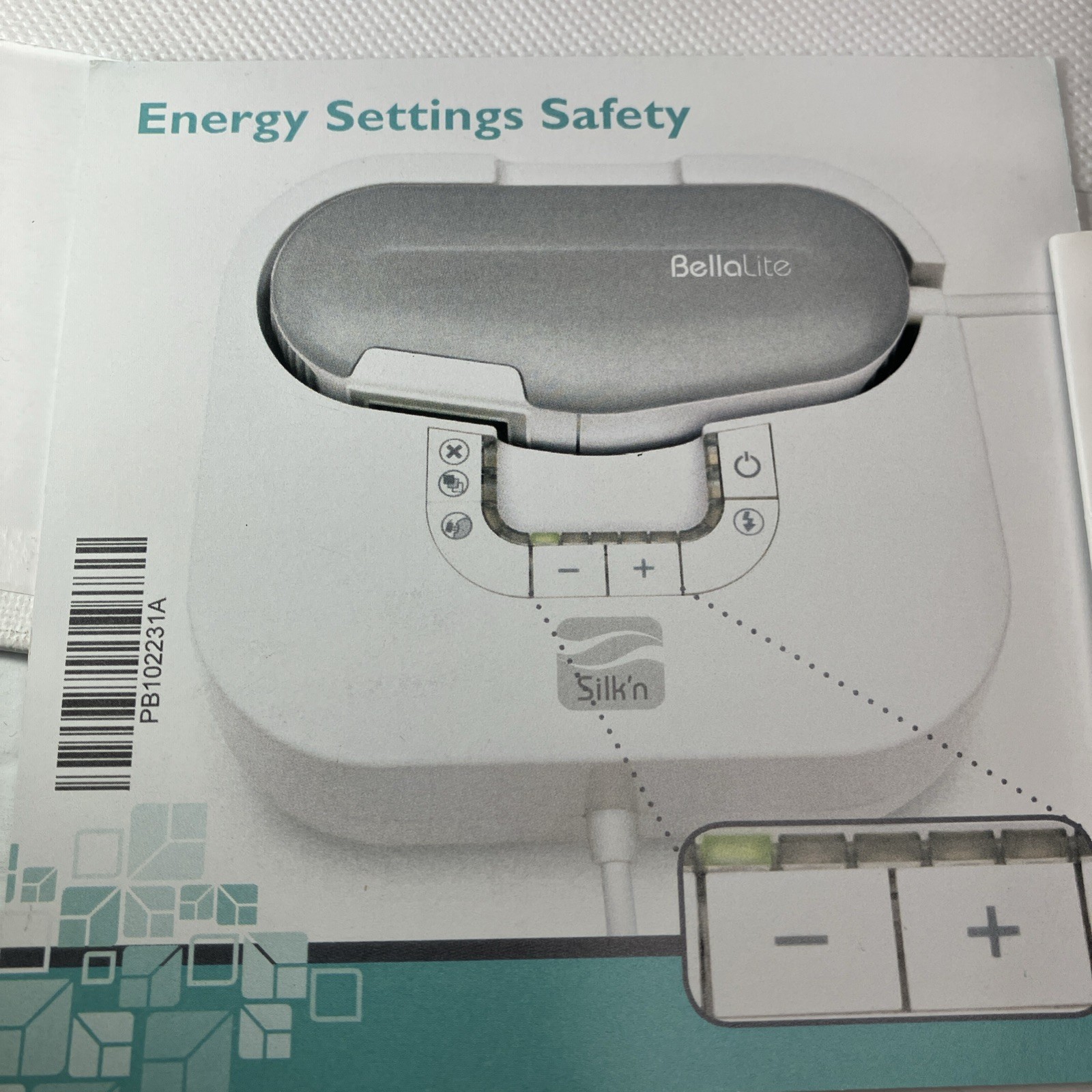 Silk'n Bellalite Light Pulse Hair Removal Machine Complete In Box Excellent Cond