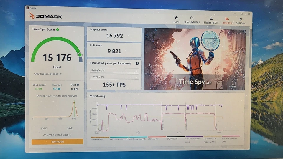 ASRock Steel Legend Radeon RX 9060 XT 8GB GDDR6 PCI Express 5.0 x16 Graphics Car - Image 2 of 4