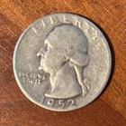 1952 P Washington Quarter 90% Silver - Circulated