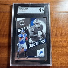 2020 Panini Mosaic Introductions Dandre Swift Rookie RC #16 SGC 9